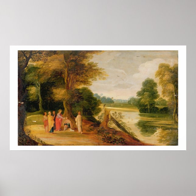 Poster Christ guérir l'homme aveugle (Devant)