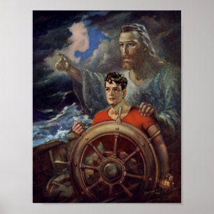 Poster Christ notre guide