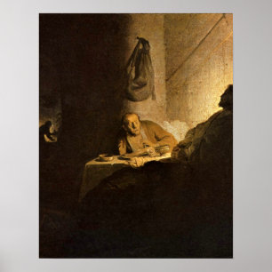 Poster Christ par Rembrandt Harmenszoon van Rijn