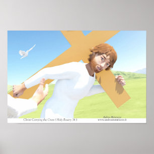 Poster Christ portant la Croix