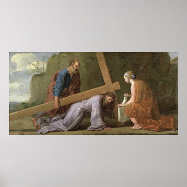 Poster Christ portant la croix, c.1651 (Devant)