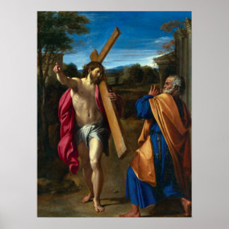 Poster Christ rencontre saint Pierre