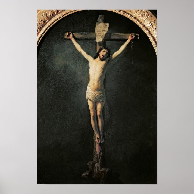 Poster Christ sur la croix (Devant)