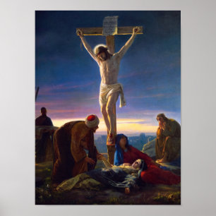 Poster Christ sur la Croix par Carl Bloch