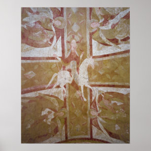 Poster Christ sur un cheval blanc