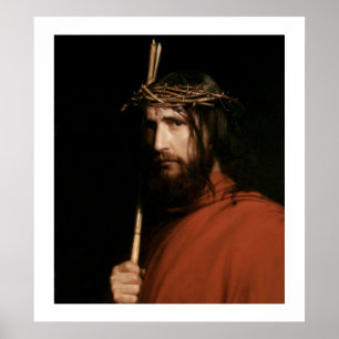Poster Christ with Thorns by Carl Bloch. Fine Art Print
