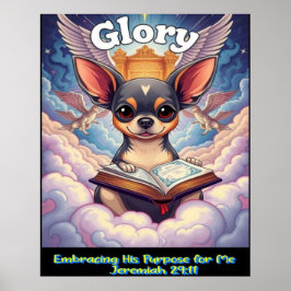Poster Christian Chihuahua Embracing His Purpose For Me