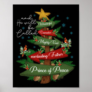 Poster Christian Christmas Il Sera Appelé Merveilleux Co