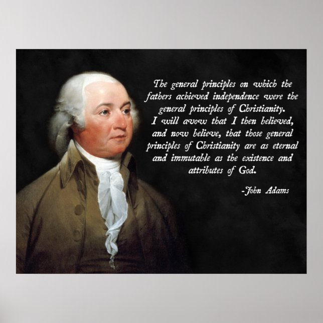 Poster Christianisme John Adams (Devant)
