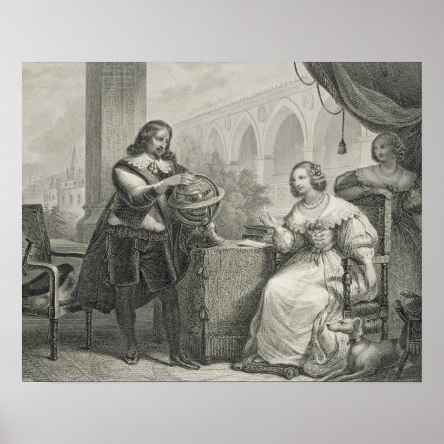 Poster Christina (1626-89) Reine de Suède, d'une série (Devant)