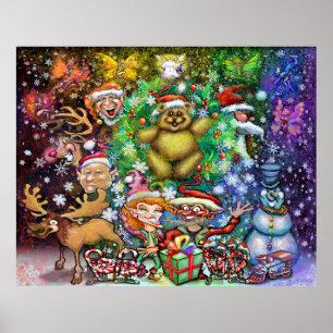 Poster Christmas Bear