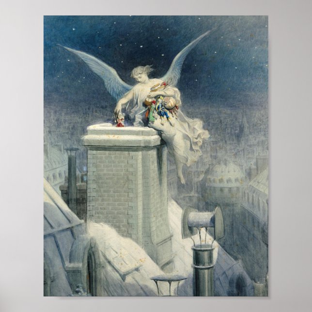 Poster Christmas Eve - Gustave Dore (Devant)