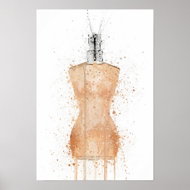 Poster Christmas Gift Fragrance Bottle 'Venus' (Devant)