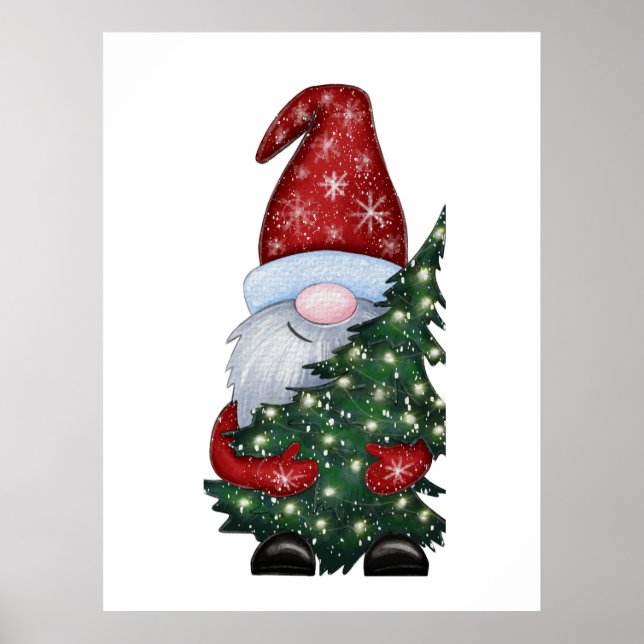 Poster Christmas Gnome (Devant)
