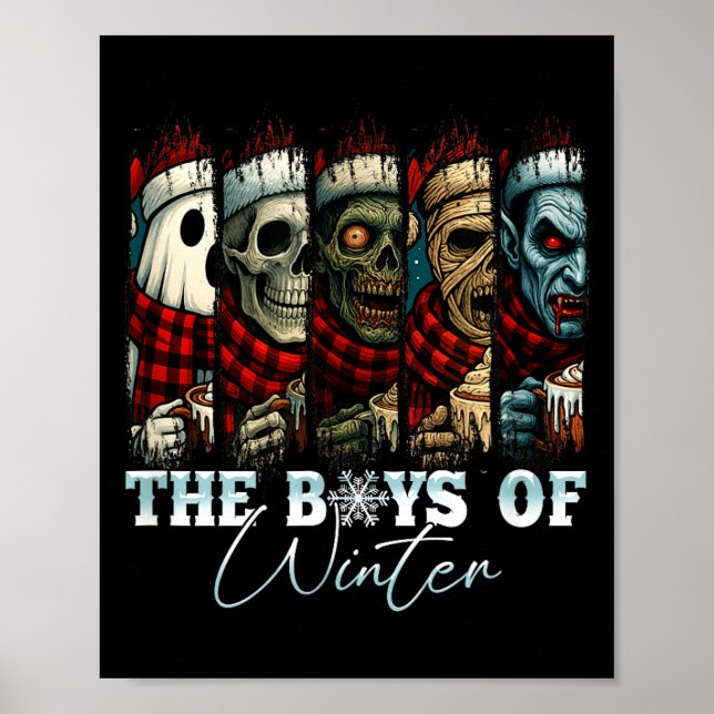 Poster Christmas Halloween Creepmas Friends Horror Xmas C (Devant)