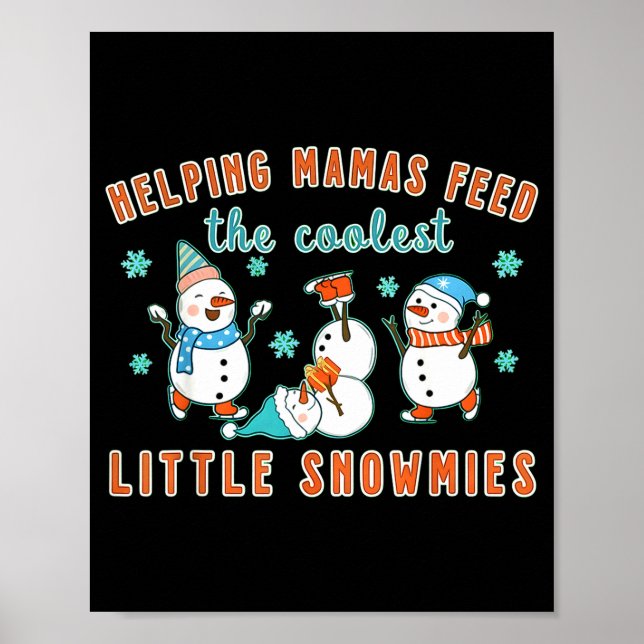 Poster Christmas Lactation Consultant Lactation Nurse Lac (Devant)