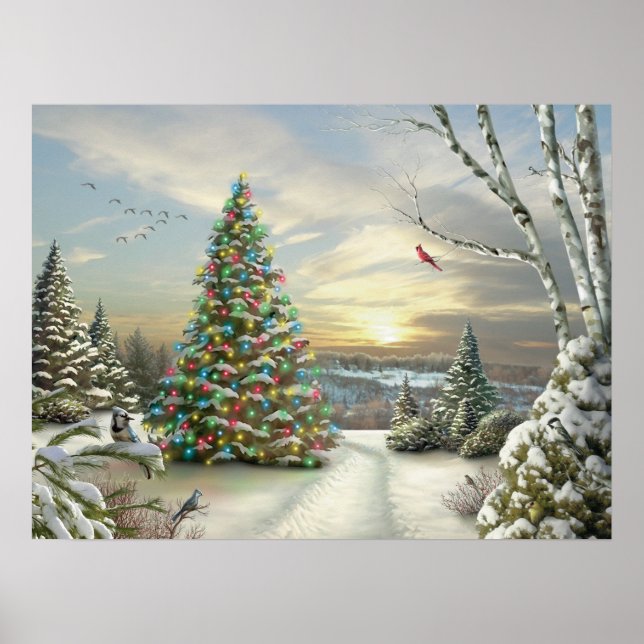 Poster "Christmas Morning" Alan Giana (Devant)