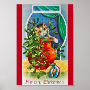 Poster Christmas, Noel Kitten