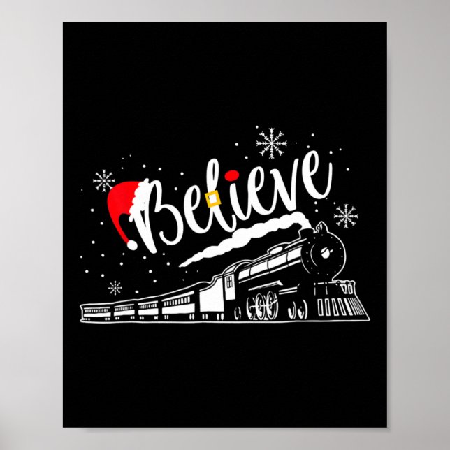 Poster Christmas North Pole Polar Express All Abroad Xmas (Devant)