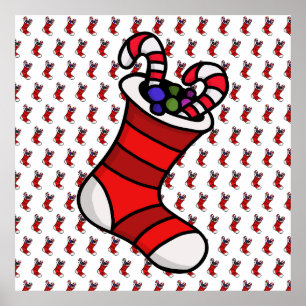 Poster Christmas stocking
