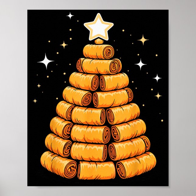 Poster Christmas Tree Luma Filino Spring Rolls  (Devant)