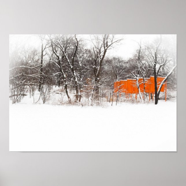 Poster Christo "Les Portes" à Central Park (Devant)
