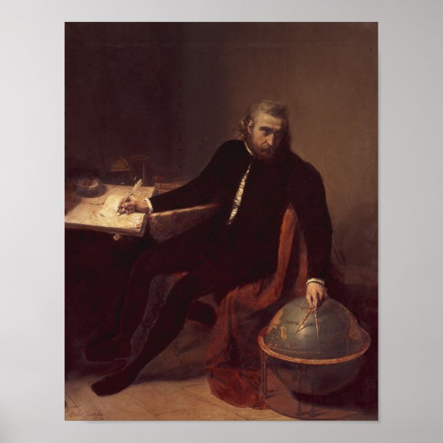 Poster Christophe Colomb, 1839 (Devant)