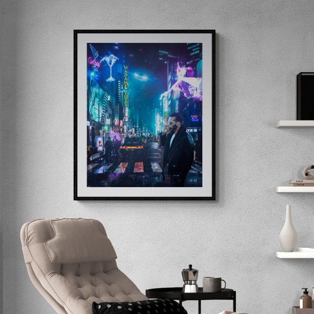 Poster Chroniques de rue Cyberpunk (Créateur téléchargé)