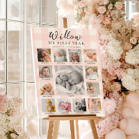 Chronologie de photos pour le premier anniversaire
