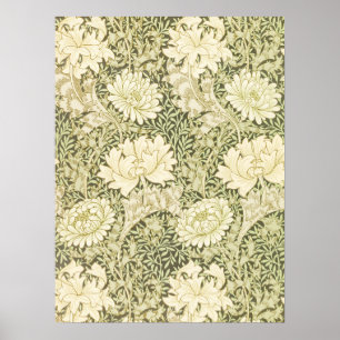 Poster Chrysanthemum Motif William Morris 1877