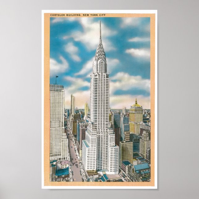Poster Chrysler Building (Devant)