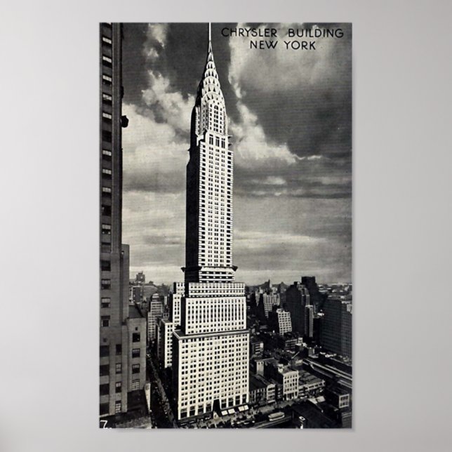 Poster - Chrysler Building, NYC (Devant)