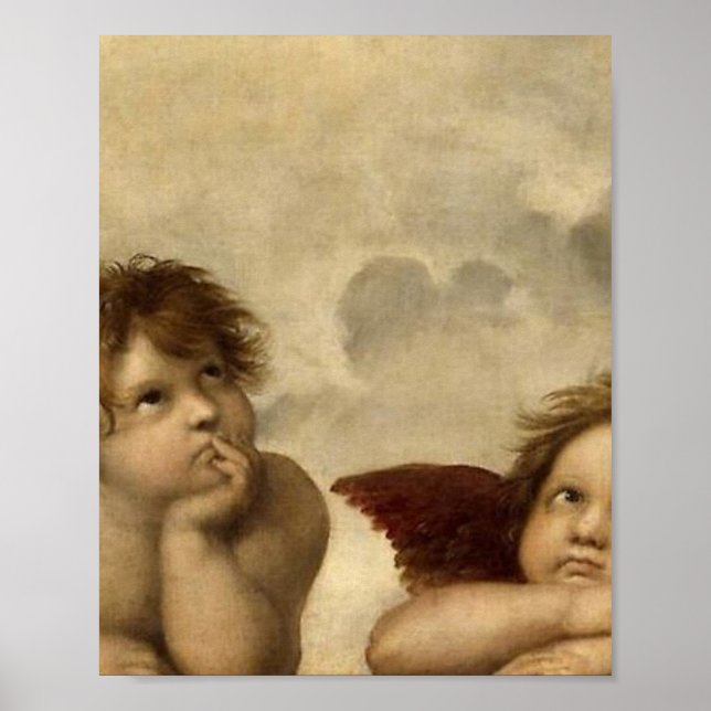 Poster Chubs Raphael Santi Sistine Madonna Sweet (Devant)