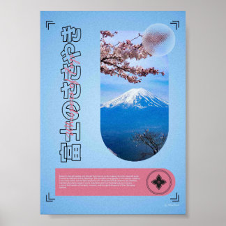 Poster Chuchotements de Fuji – Mont Fuji & Sakura