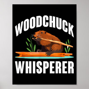 Poster Chuchoteur de marmotte drôle de jour de la marmott