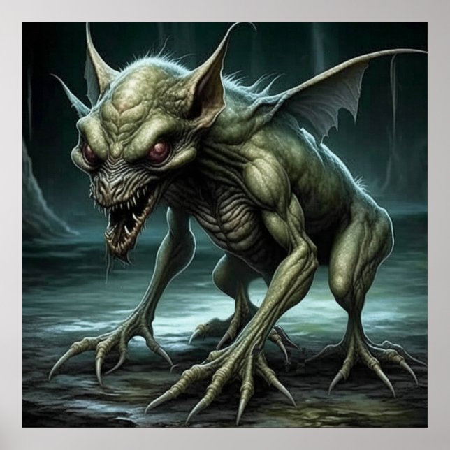 Poster Chupacabra - Monstres ou animaux en cristaux (Devant)