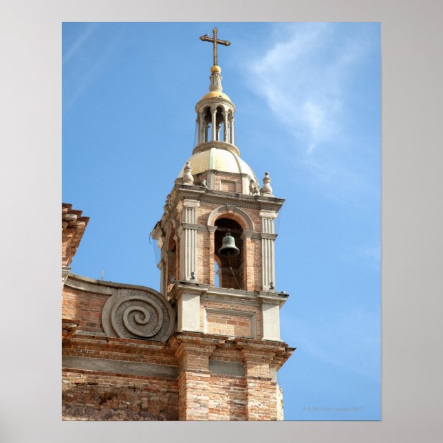 Poster Church Bell Tower, Puerto Vallarta, Mexique (Devant)