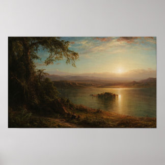 Poster Church - Morning In The Tropics 1872