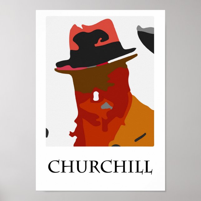 Poster churchill (Devant)