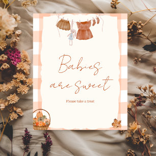 Poster Chute d'amour Les bébés sont Baby showers
