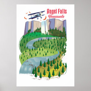 Poster Chute d'Ange Venezuela