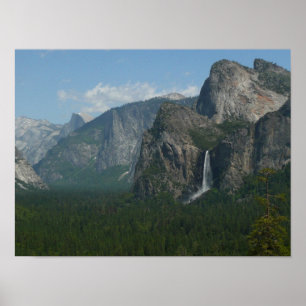 Poster Chute de Bridalveil et Half Dome à Yosemite