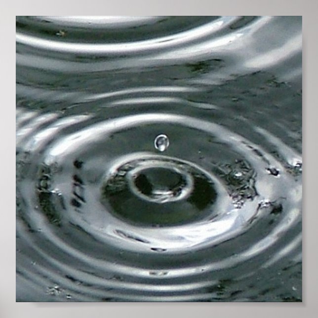 Poster Chute de pluie (Devant)