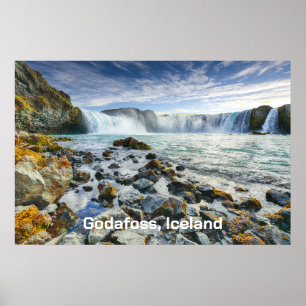 Poster Chutes de Godafoss, Islande