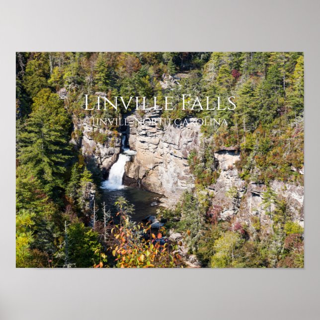 Poster Chutes de Linville (Devant)