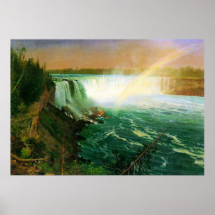 Poster Chutes de Niagra par Bierstadt