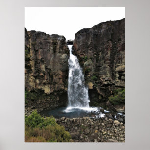 Poster Chutes de Taranaki