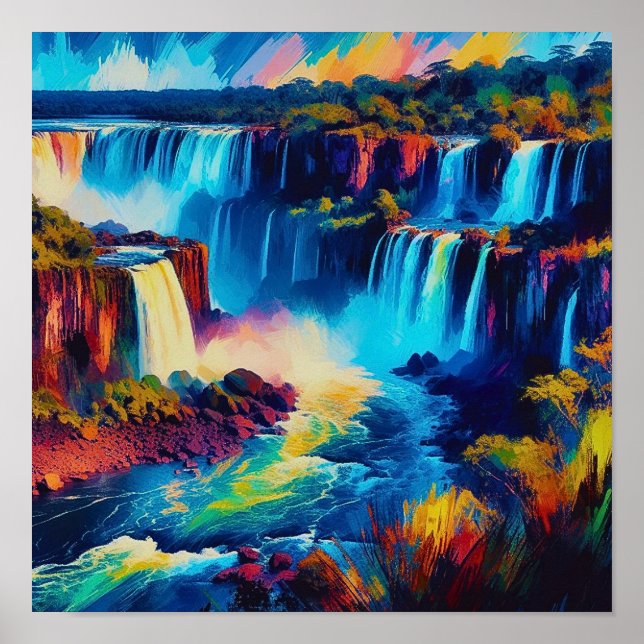 Poster Chutes d'Iguazu (Devant)