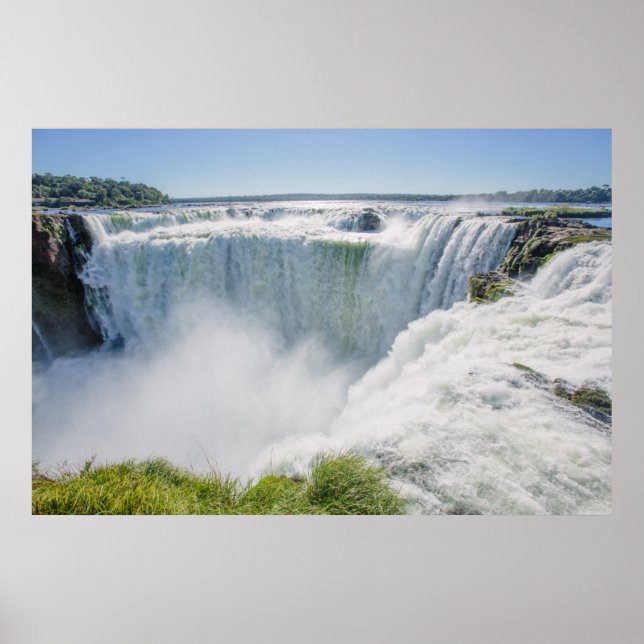 Poster Chutes D'Iguazu, Throat Du Diable, Argentine (Devant)