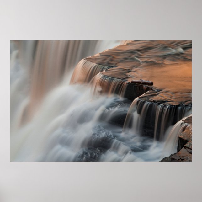 Poster Chutes Kakabeka de près (Devant)